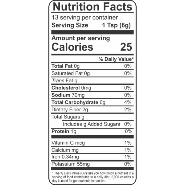 Beetroot powder nutrition facts