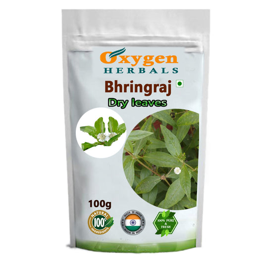 Oxygen Herbals Pure Bhringraj Dry Leaves ( 100gm )