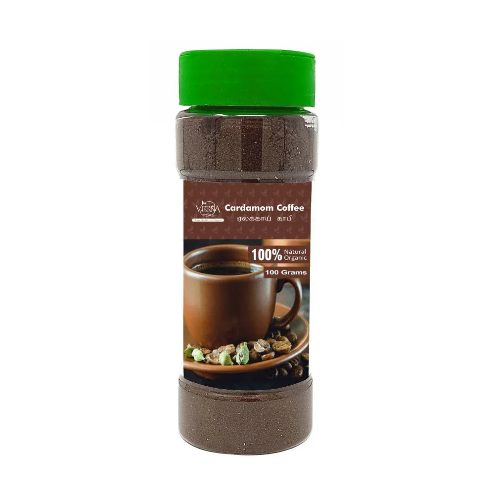 Veena Cardamom Coffee - 100g ( Pack of 2 ) - Orgoshops