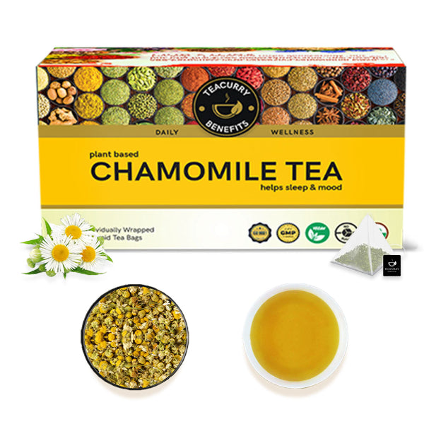 Chamomile Tea / Helps With Sleep, Sugar Levels and Relaxation-100g(30 Bags)