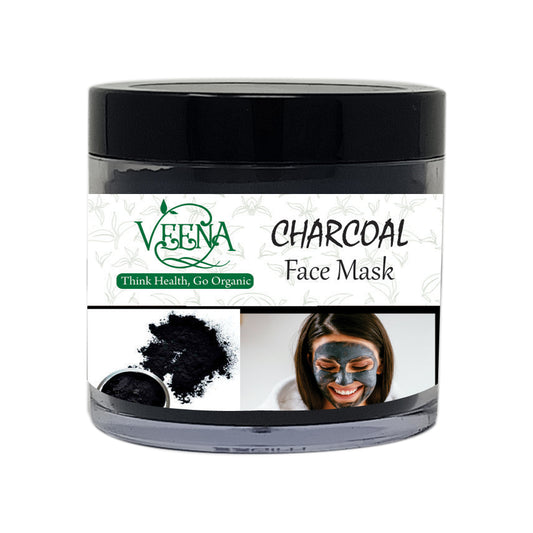 Veena Products Activated Charcoal (Pine) Face Pack - 30g