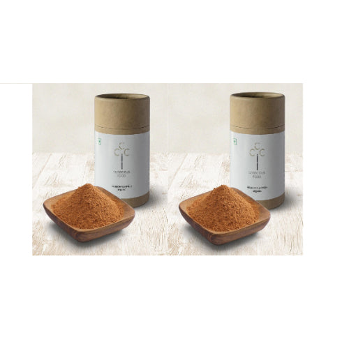 Wellness Organic Cinnamon Powder ( Iron Pounded ) - 100g ( Pack of 2 )