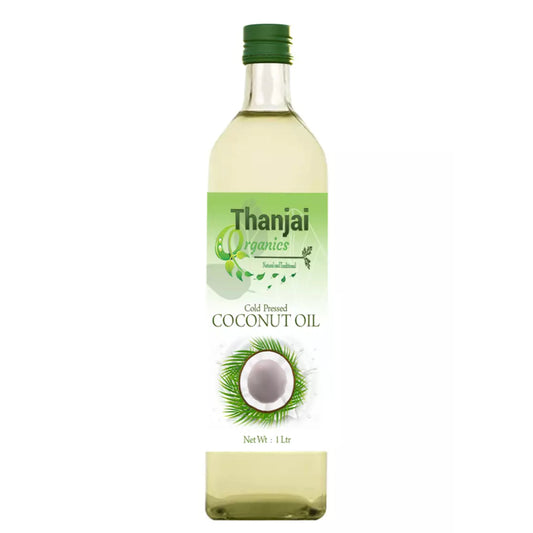 Cold Pressed Coconut Oil / Pure and Natural Oil / Coconut Oil - 500ml (Thanjai Organics)