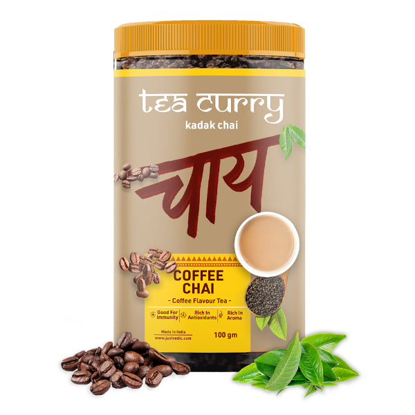 Teacurry Coffee Chai – Coffee Chai For Energy, Immunity and Heart Health-100g