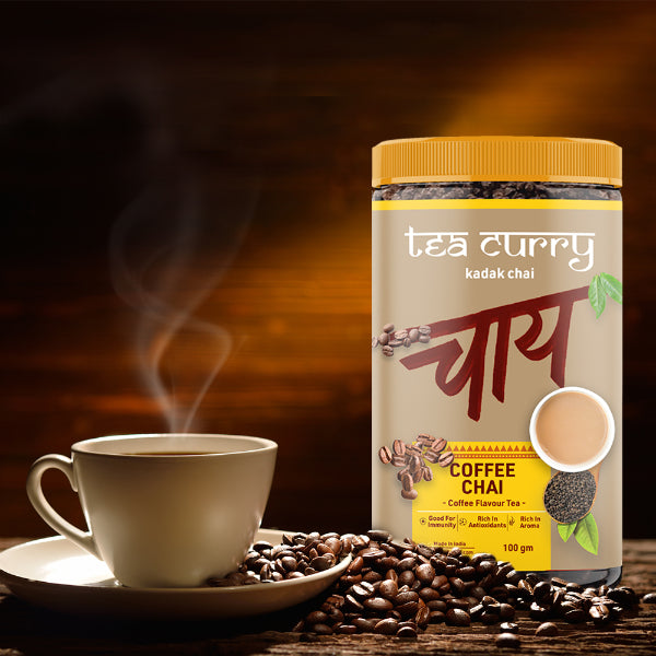 Teacurry Coffee Chai – Coffee Chai For Energy, Immunity and Heart Health-100g