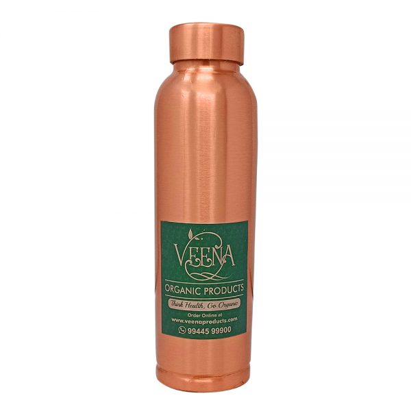 Veena Product Copper Water Bottle - Dr. Choice - 1000 ml