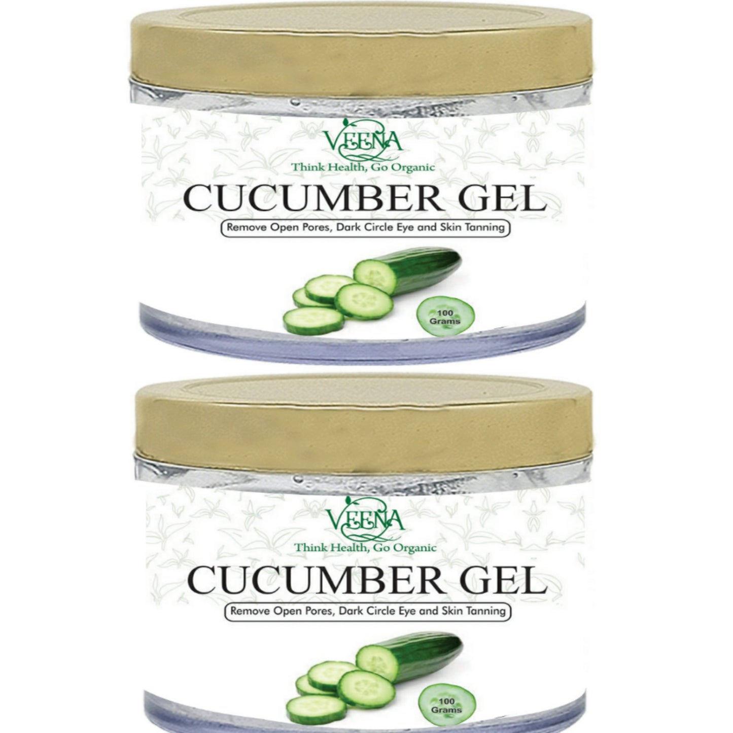 Veena Products Cucumer Gel - 100g ( Pack of 2 )