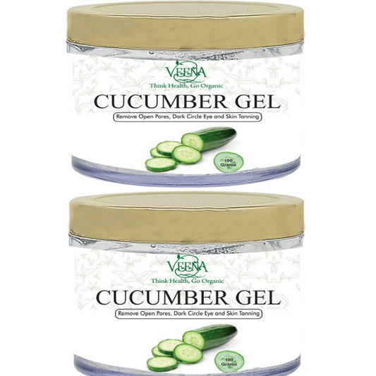 Veena Products Cucumer Gel - 50g ( pack of 2 )