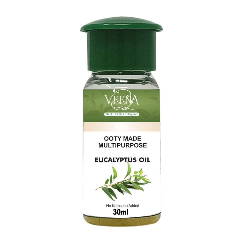 Veena Ooty Made Multipurpose Eucalyptus Oil - 30ml ( Pack of 2 )