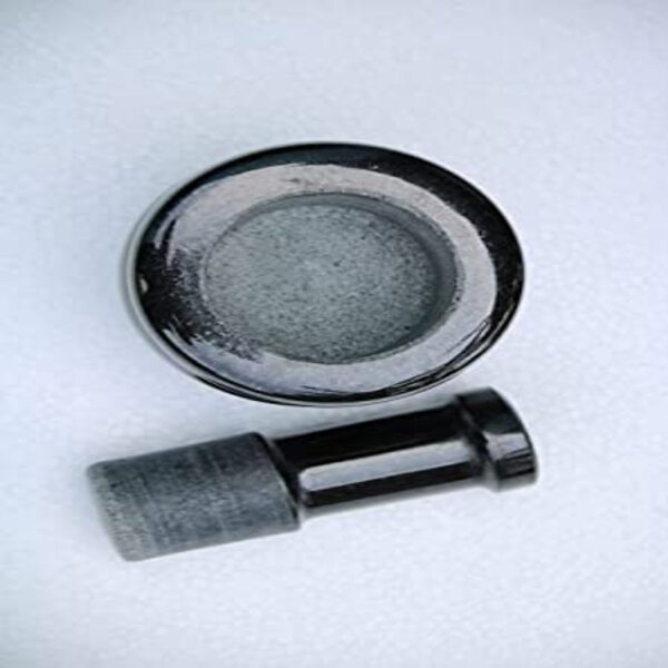 MYNAKSHA Pure Granite Stone Mortar And Pestle Set