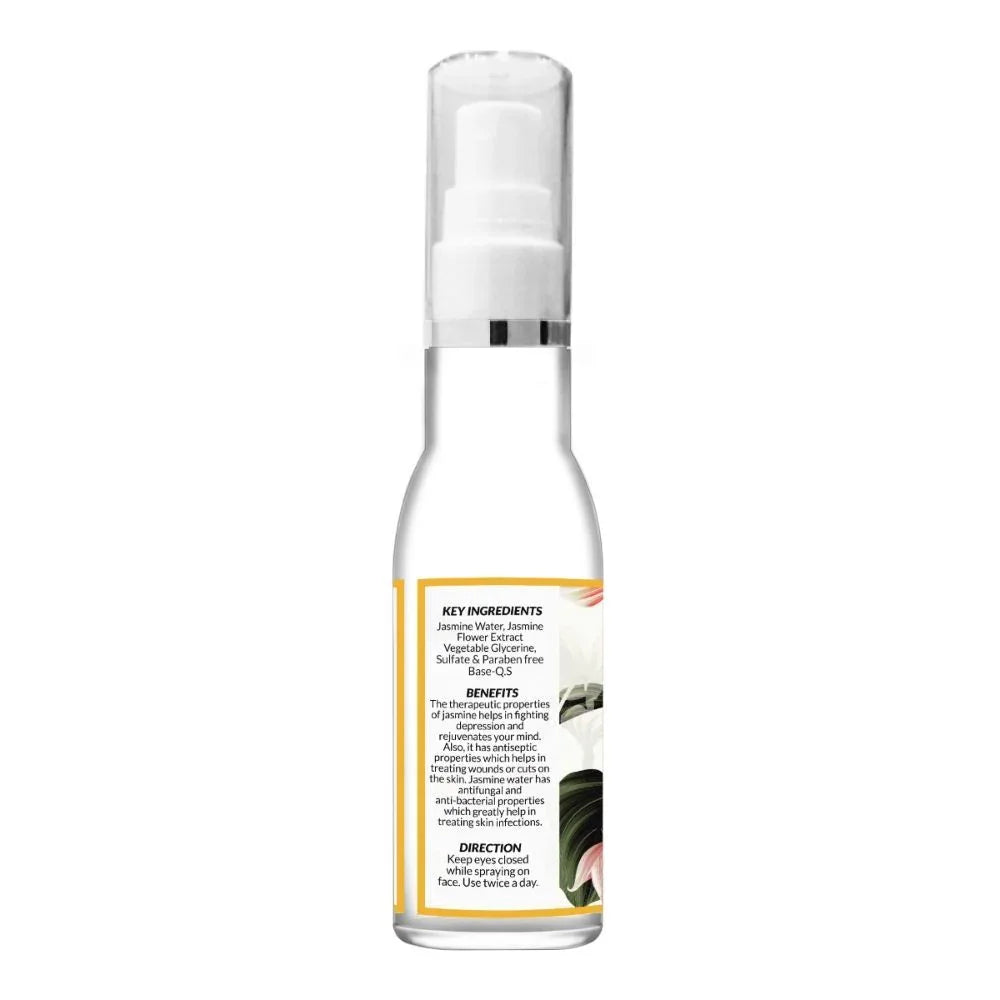 Jasmine Face Spray - Herbal Hydrating Facial Mist(PACK OF 2) ( 100ml ) - Orgoshops