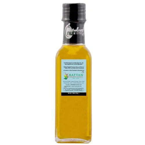 Nutriorgo Certified Organic Flaxseed Oil - 100ml (Pack of 2 ) - Orgoshops