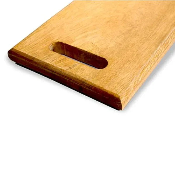 MYNAKSHA Wooden Rectangular Cutting Chopping Board Pad With Handle - Orgoshops