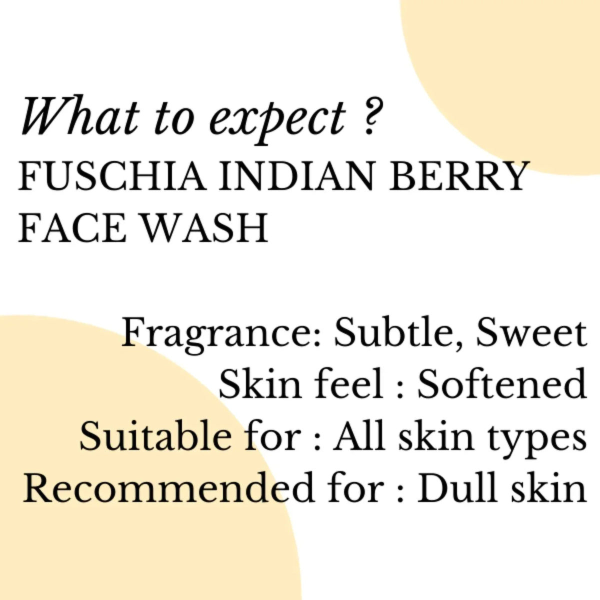 Fuschia Indian Berry - Mulberry Soap Free Face Wash - 100ml - Orgoshops