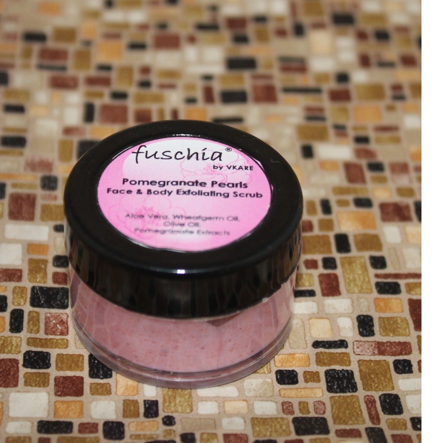 Fuschia - Pomegranate Pearls - Face & Body Exfoliating Scrub -15g(PACK OF 2)