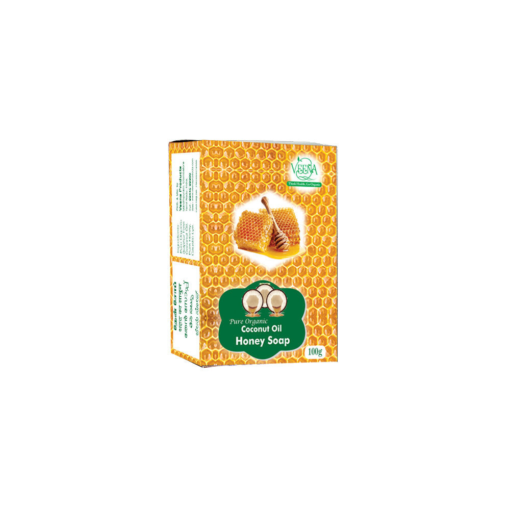 Veena products Honey Soap - 100g ( Pack of 2 )