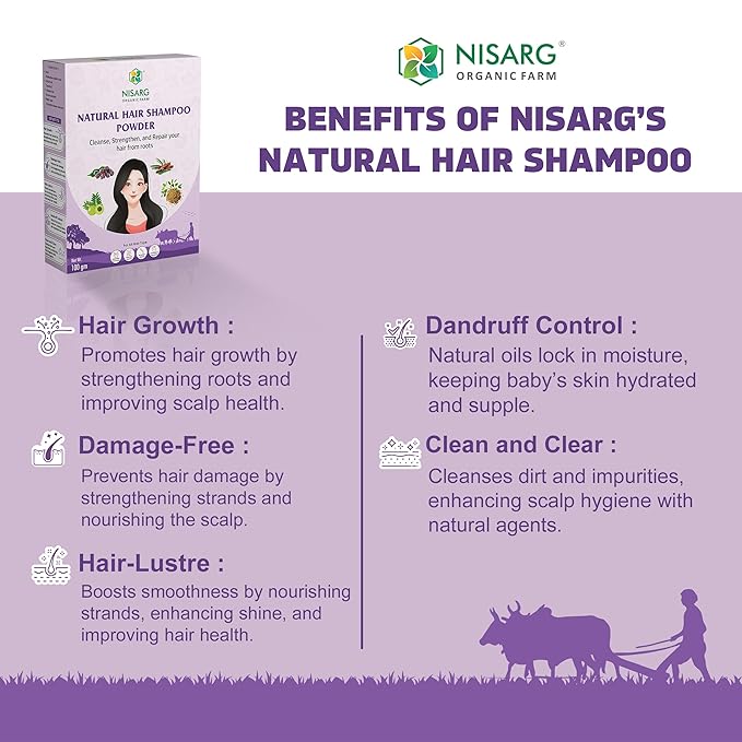 Nisarg Organic Farm Natural Hair Shampoo