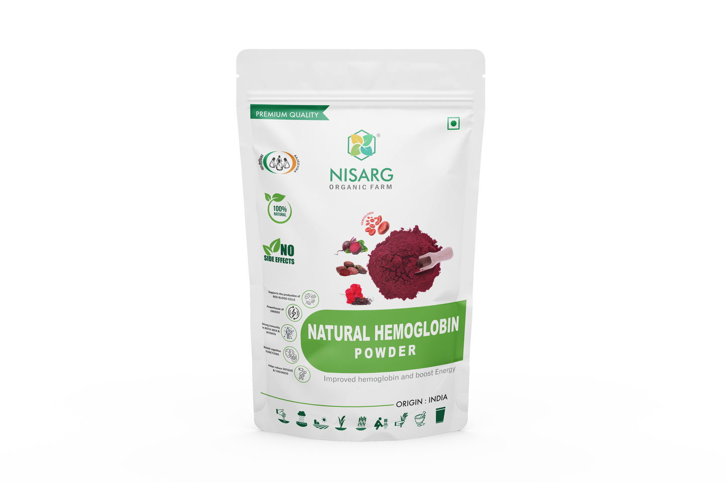 Nisarg Organic Farm Hemoglobin Supplements Powder