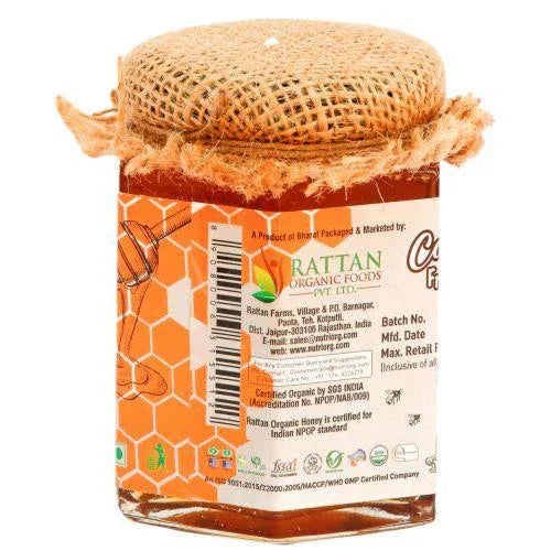 Nutriorgo Certified Organic High Altitude Honey - 250g - Orgoshops
