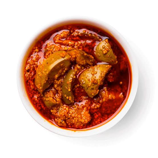 LAKSHMINALAMBAGAM : Mango Pickle – 400 gm - Orgoshops