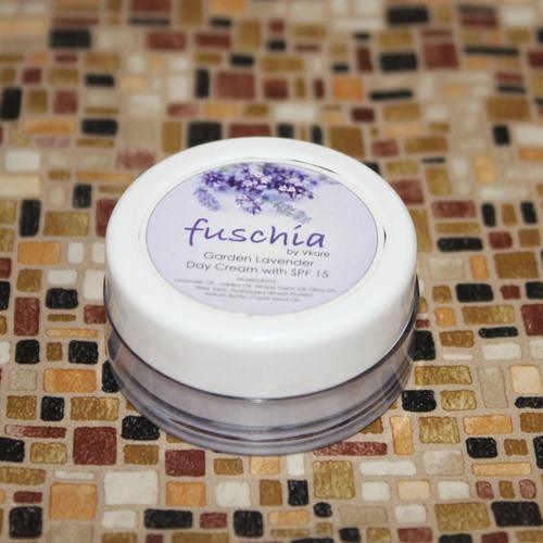 Fuschia - Garden Lavender Day Cream with SPF 15-10g - Orgoshops