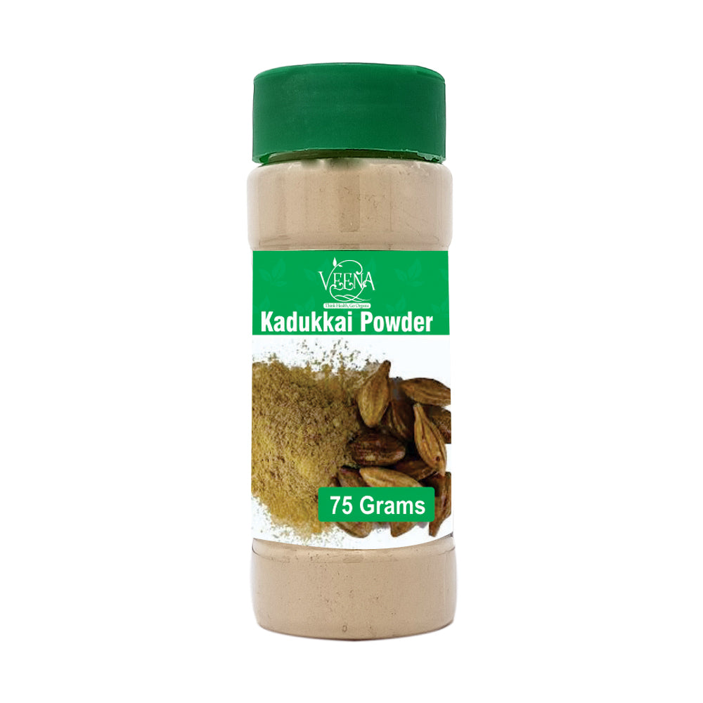 Veena Products Kadukai Powder - 75g ( Pack of 3 )