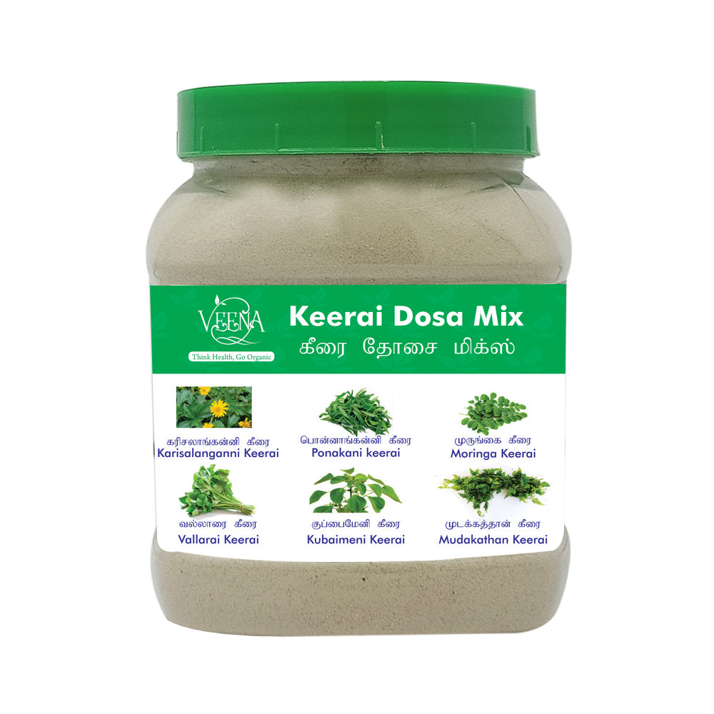 Veena Products Keerai Dosa Mix Powder - 250g (Pack of 2)