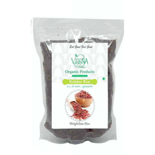 Veena Product Kulakar Rice -Weight Loss Rice - 500g ( Pack of 3 )