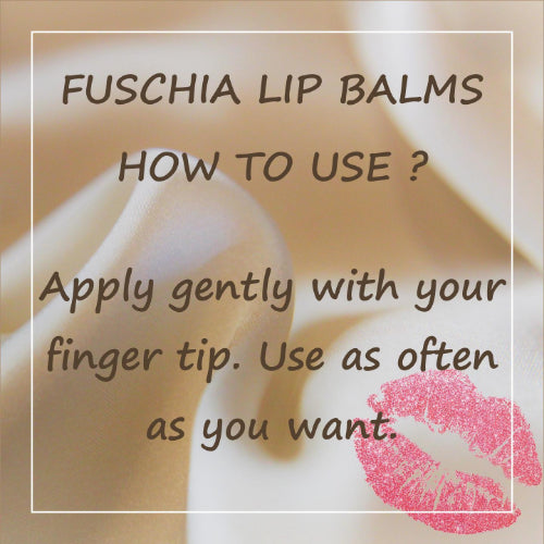 Fuschia Peach Plush Lip Balm