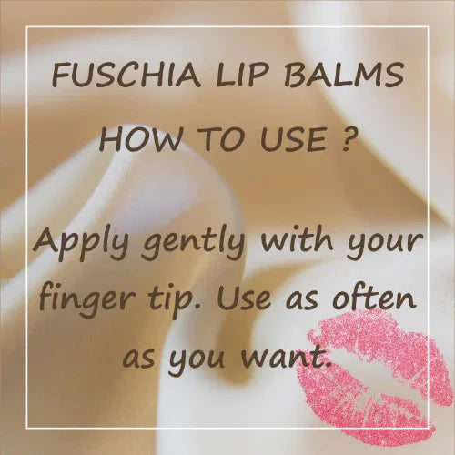 Fuschia Peach Plush Lip Balm - Orgoshops