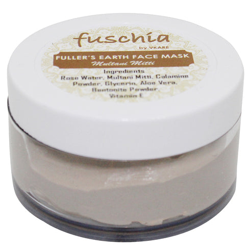 Fuschia Fuller's Earth Face Mask - Multani Mitti - 50g