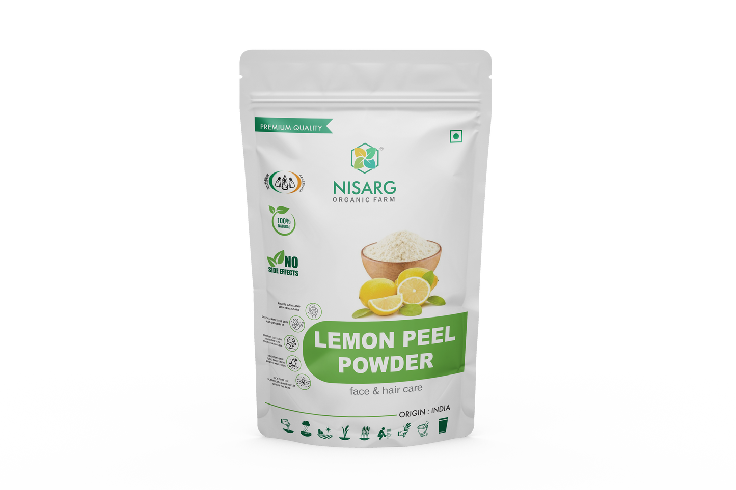 Nisarg Organic Farm Lemon Peel Powder