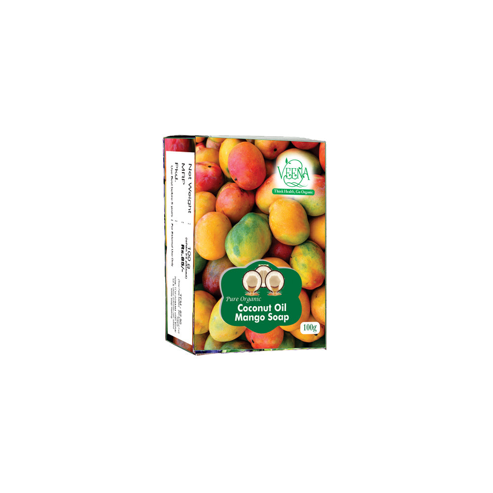 Veena Products Mango Soap - 100g ( Pack of 3)