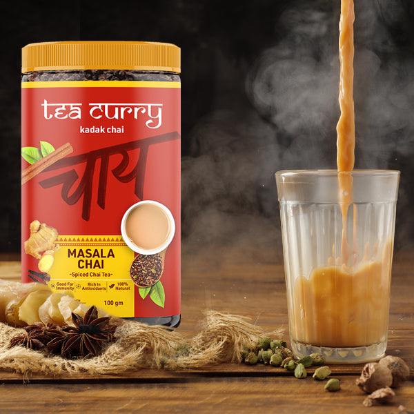 Teacurry Masala Chai – Masala Chai For Immunity, Cold And Body Pain(100 Grams)