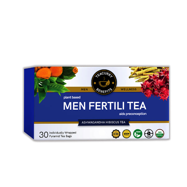 Teacurry Fertility Tea For Men With Diet Chart /Men Fertility Tea-100g(30 Bags)