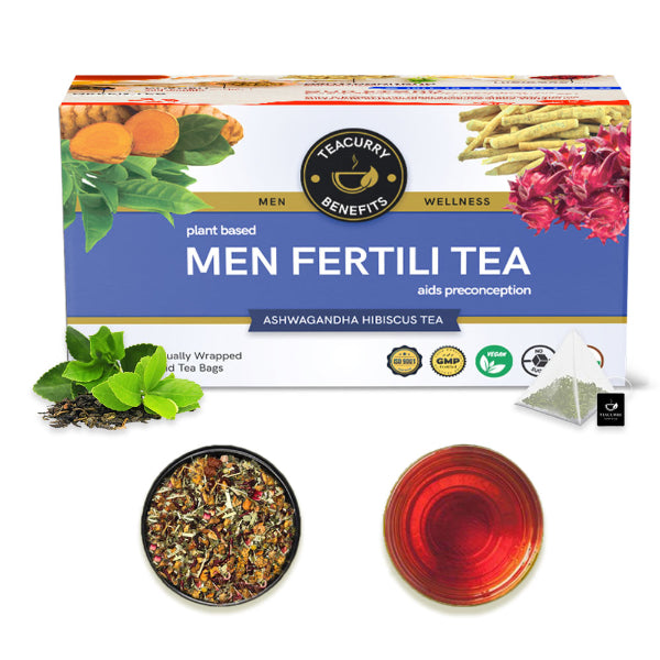 Teacurry Fertility Tea For Men With Diet Chart /Men Fertility Tea-100g(30 Bags)