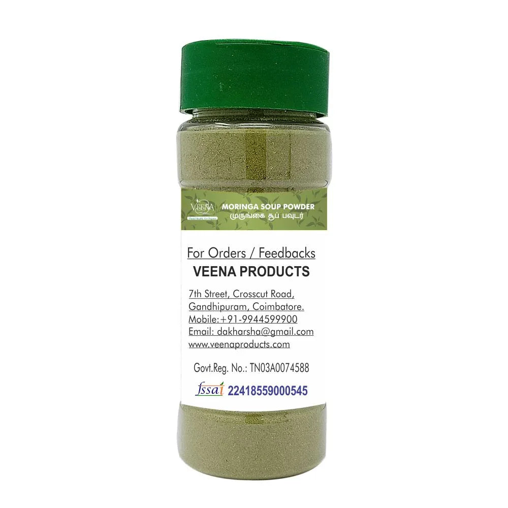 Veena : Products Moringa Soup Powder- 100g ( Pack of 2 ) - Orgoshops