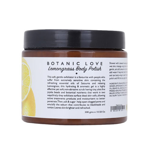 Botanic Love Lemongrass Body Polish Scrub - 300g