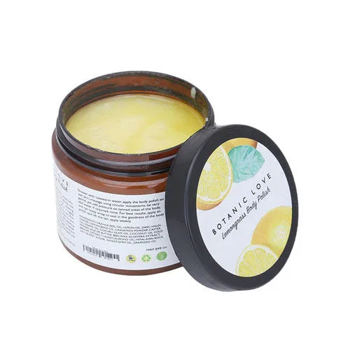 Botanic Love Lemongrass Body Polish Scrub - 300g - Orgoshops