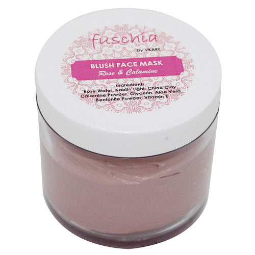 Fuschia Blush Face Mask - Rose & Calamine - 100g