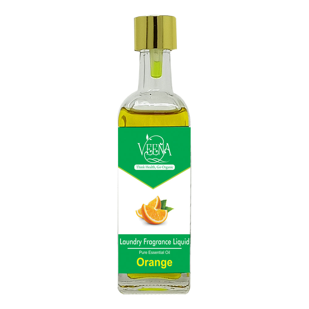 Veena products Laundry Fragrance Pure Essential Liquid ( orange ) - 60ml