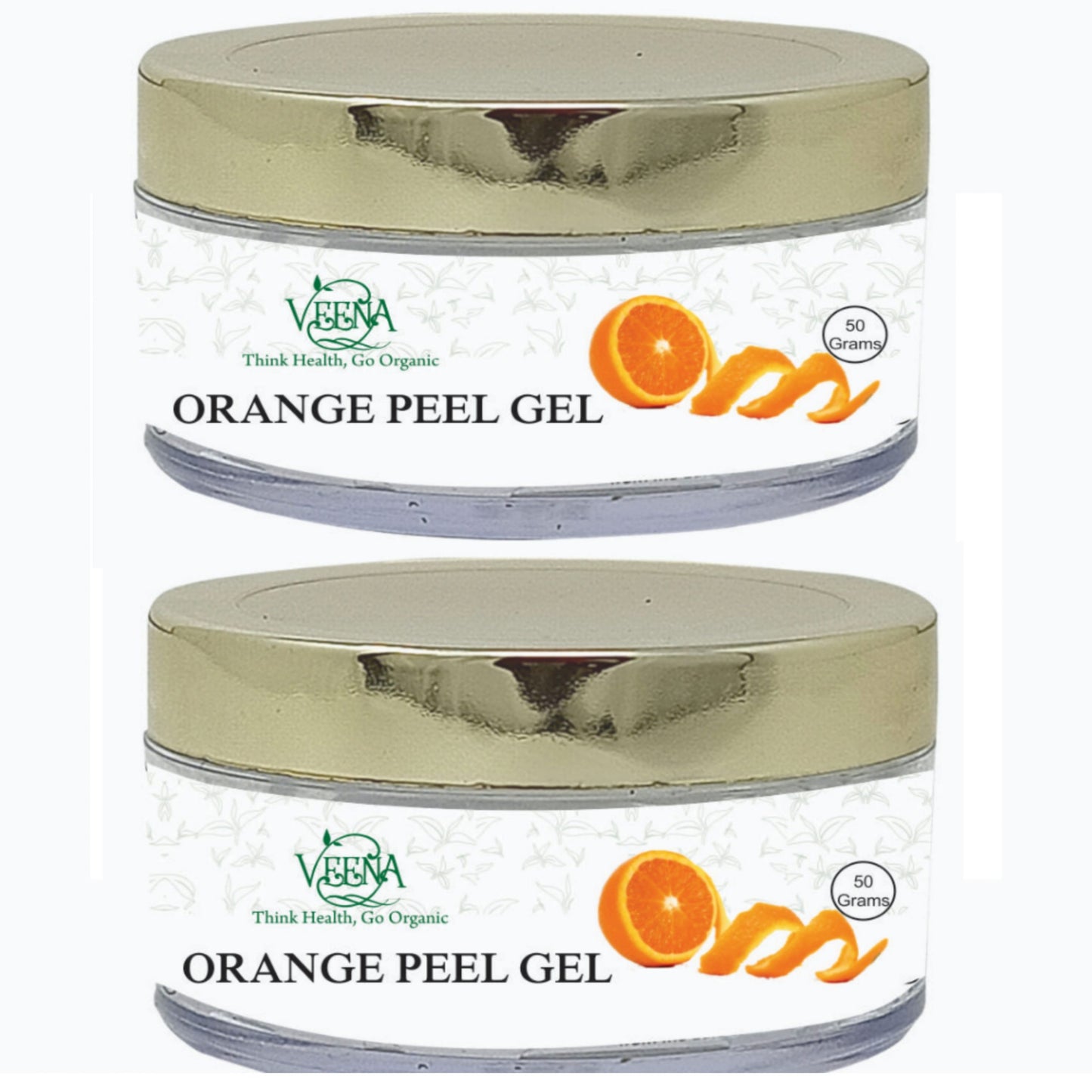 Veena Products Orange Peel Gel - 50g ( Pack of 2 )