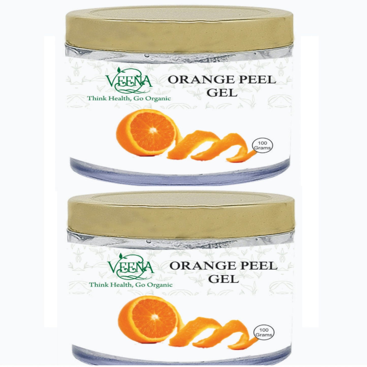 Veena Products Orange Peel Gel - 100g ( Pack of 2 )