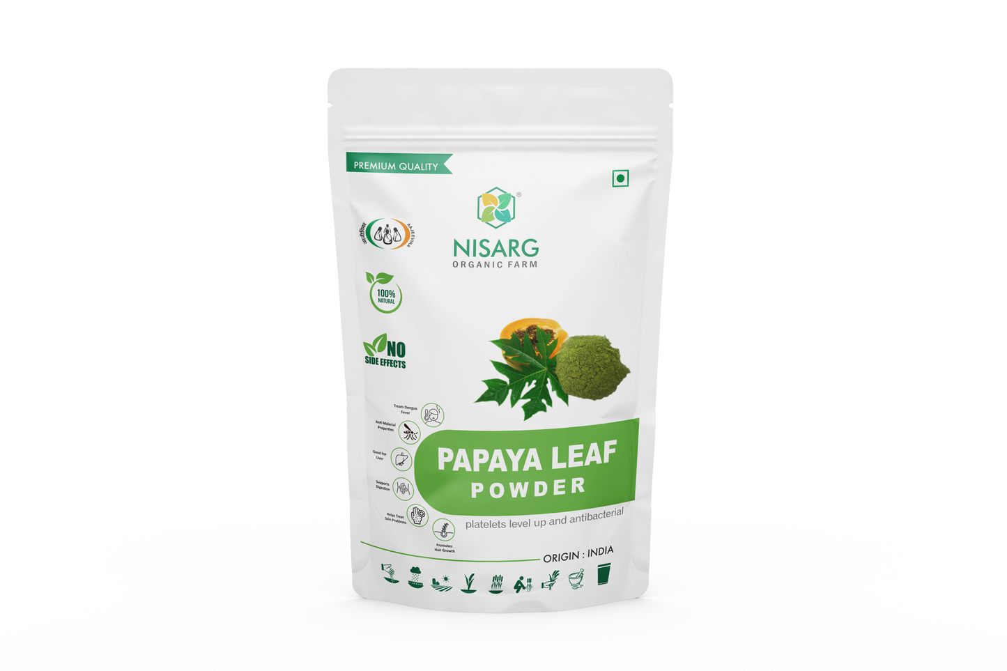 Nisag Organic Farm Papaya Leaf Powder