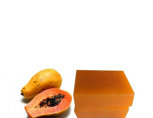 Veena Products Papaya Transparent Soap Base - 1 kg