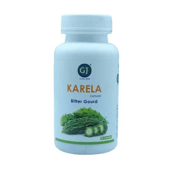 Gj Global Kerala Bitter Guard Capsules - 50 Capsules (500 mg) - Orgoshops