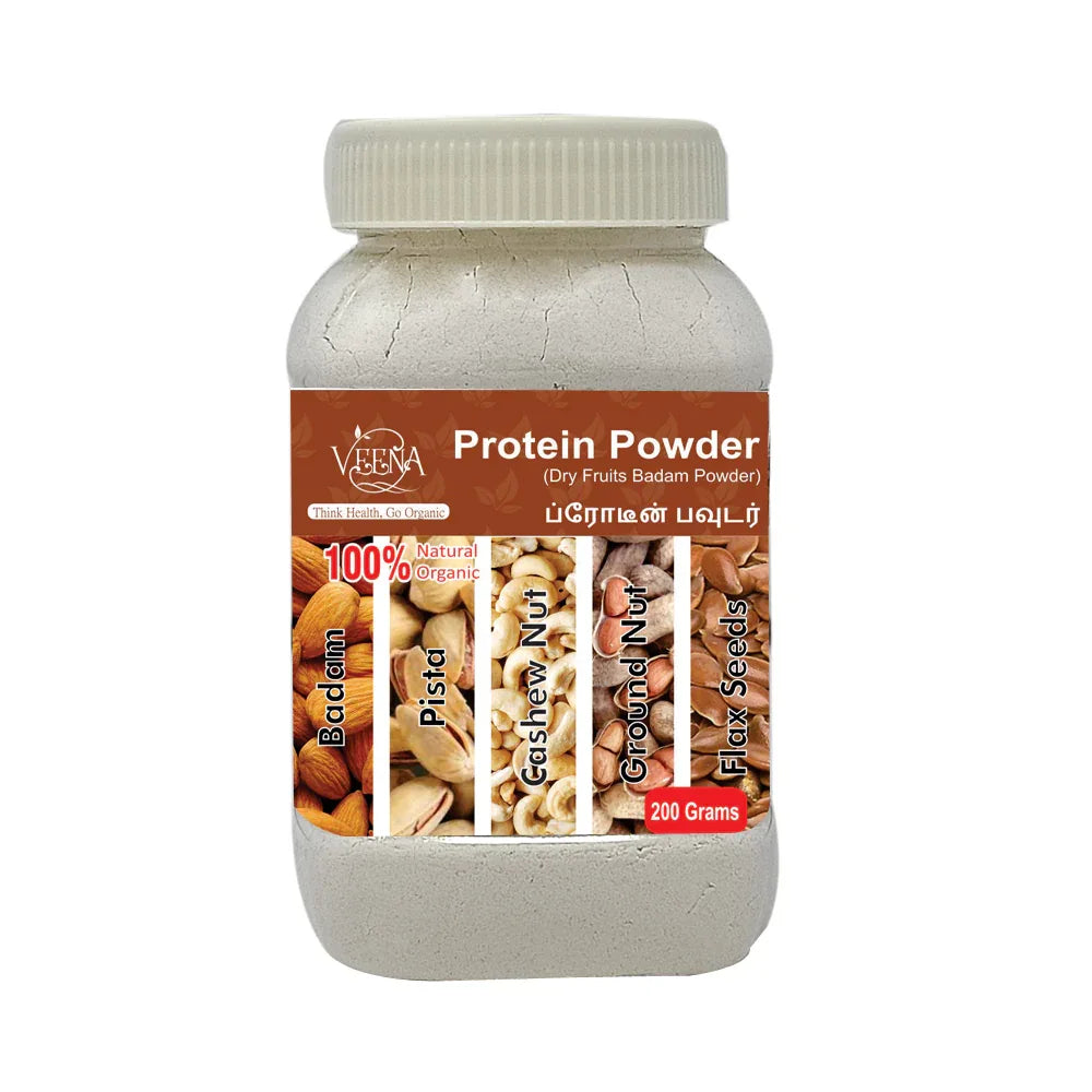 Veena Soy Protein Powder - 200g ( Pack of 2) - Orgoshops