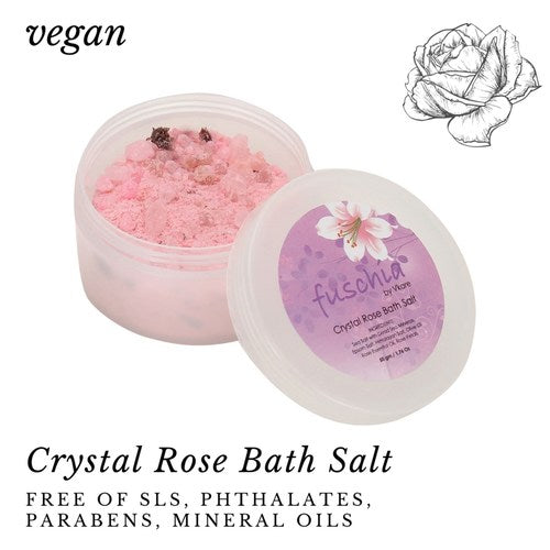 Fuschia - Crystal Rose Bath salt - 50 gms