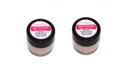 Fuschia Blush Face Mask - Rose & Calamine -15g(PACK OF 2