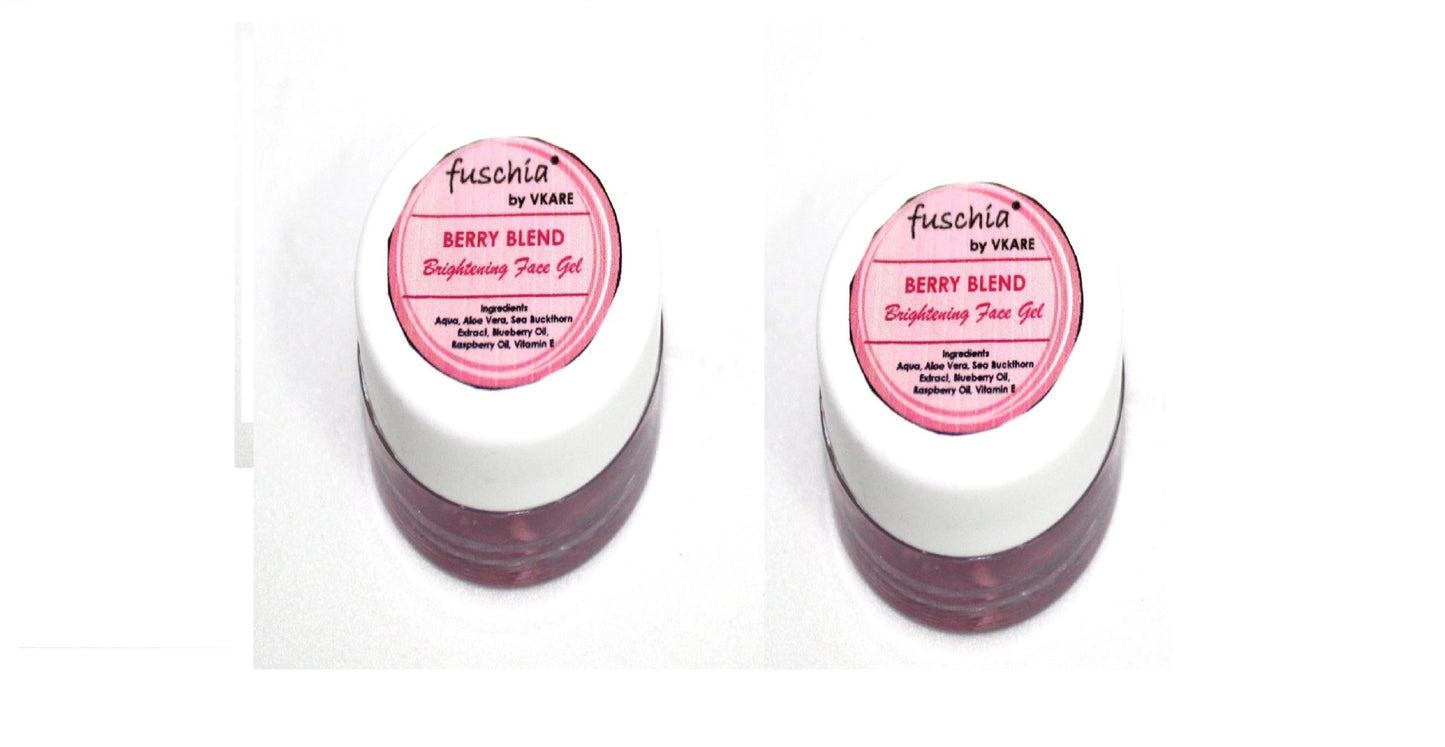 Fuschia Brightening Face Gel - Berry Blend-10g(PACK OF 2)